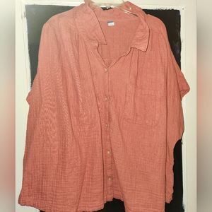 Casual and lightweight button down top for women